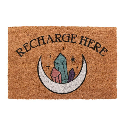 Natural Recharge Here Crystal Door Mat - ScentiMelti  Natural Recharge Here Crystal Door Mat