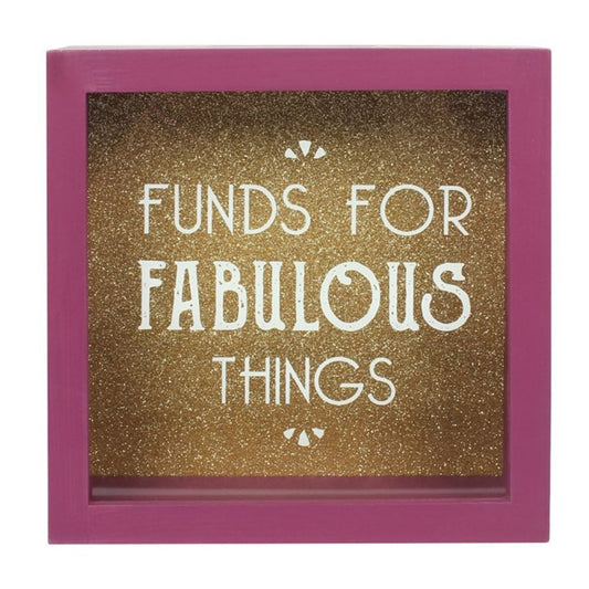 Funds For Fabulous Things Money Box - ScentiMelti  Funds For Fabulous Things Money Box