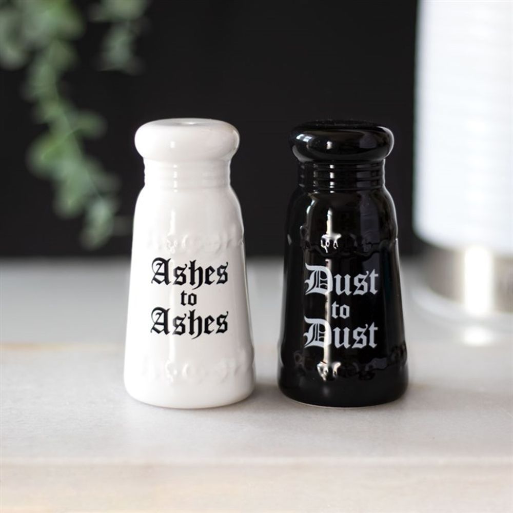 Ashes to Ashes Salt and Pepper Set - ScentiMelti  Ashes to Ashes Salt and Pepper Set