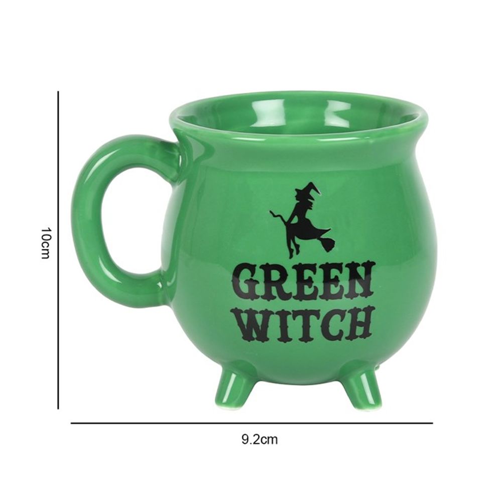 Green Witch Cauldron Mug - ScentiMelti  Green Witch Cauldron Mug