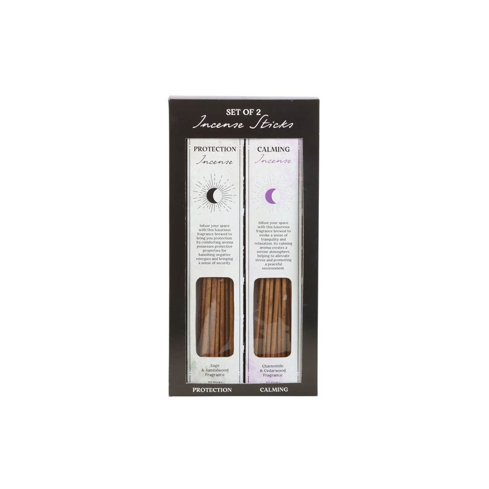 Set of 2 Calming & Protection Incense Stick Sets - ScentiMelti Home Fragrance, Beauty & Gifts UK