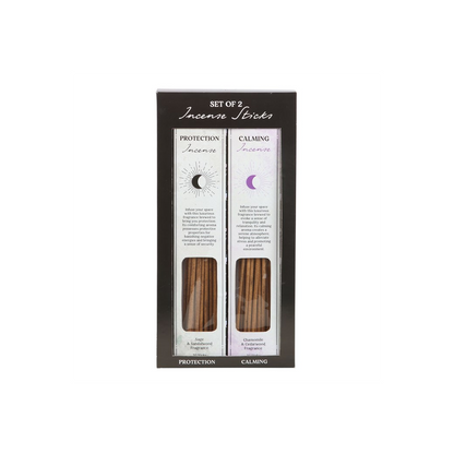 Set of 2 Calming & Protection Incense Stick Sets - ScentiMelti Home Fragrance, Beauty & Gifts UK