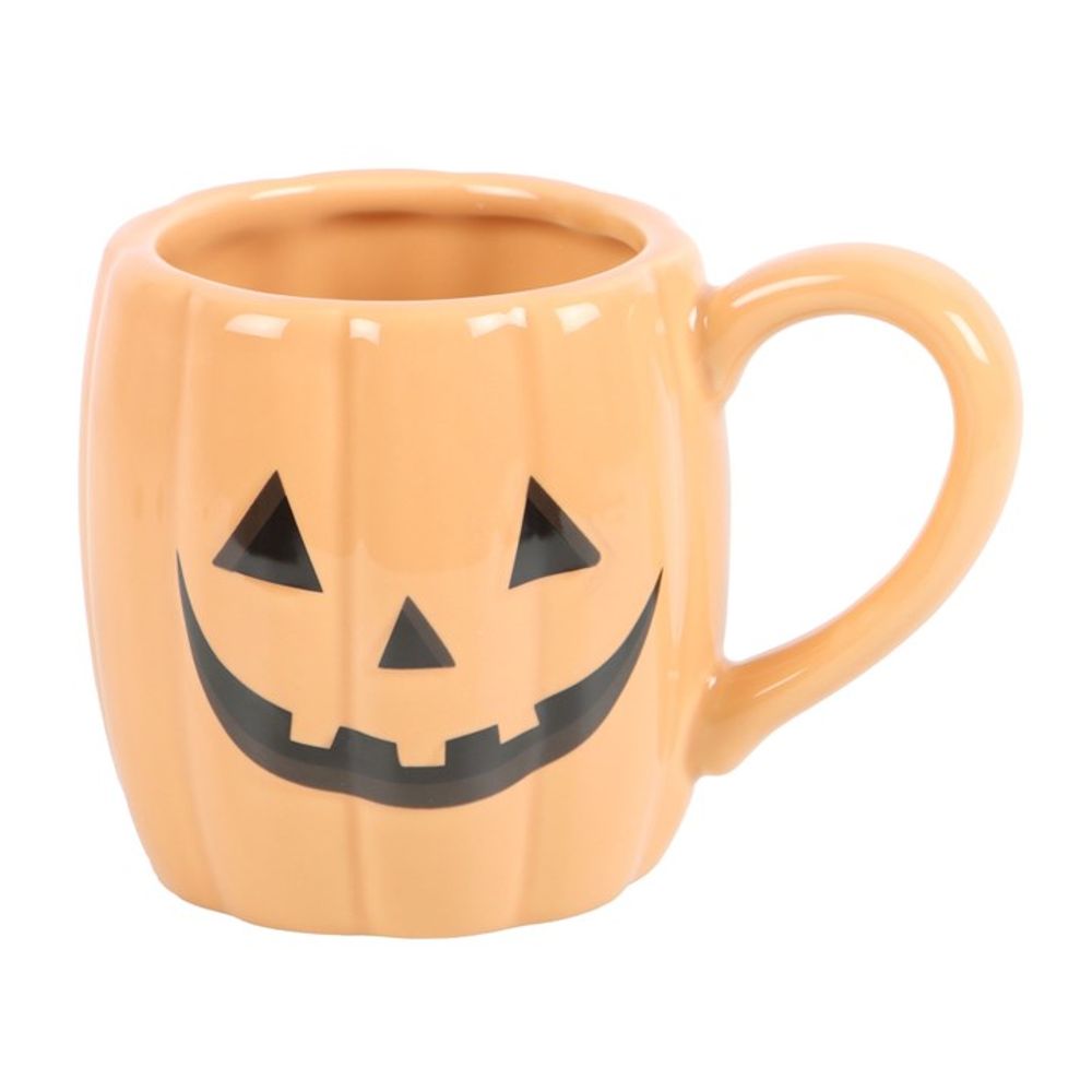 Jack-o'-Lantern Pumpkin Shaped Mug - ScentiMelti  Jack-o'-Lantern Pumpkin Shaped Mug