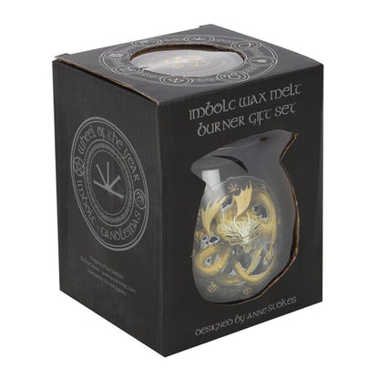 Imbolc Wax Melt Burner Gift Set by Anne Stokes - ScentiMelti  Imbolc Wax Melt Burner Gift Set by Anne Stokes