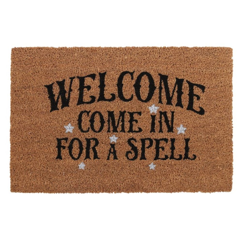 Natural Come In For A Spell Doormat - ScentiMelti Home Fragrance, Beauty & Gifts UK