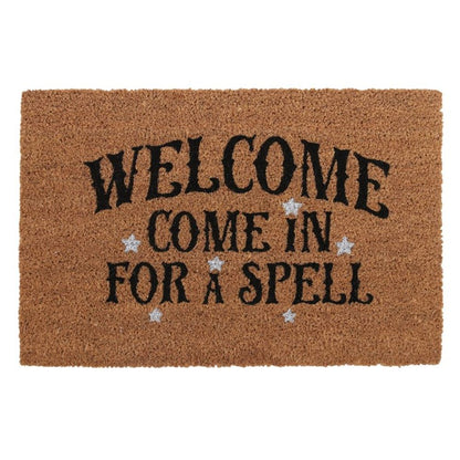 Natural Come In For A Spell Doormat - ScentiMelti Home Fragrance, Beauty & Gifts UK