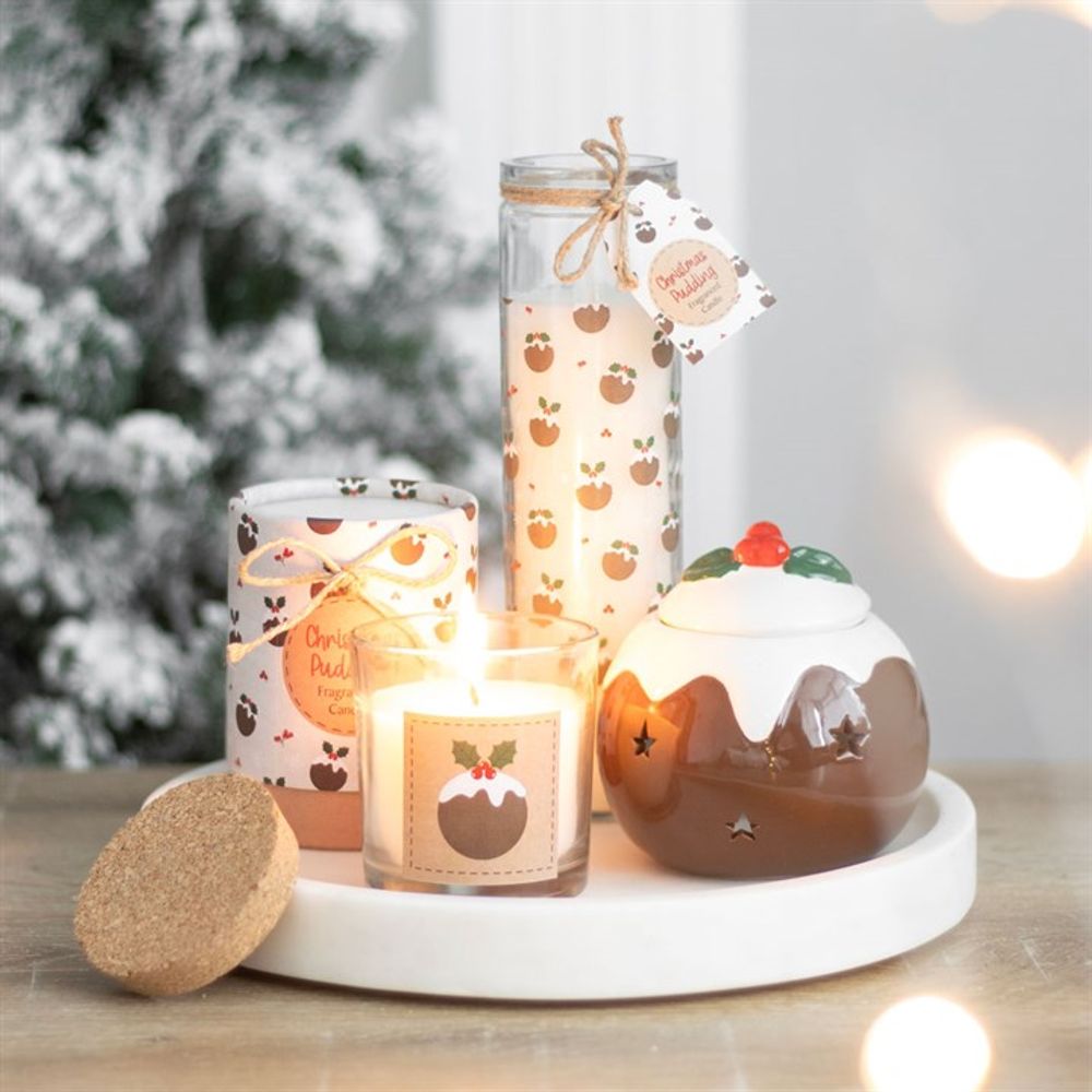 Christmas Pudding Candle - ScentiMelti  Christmas Pudding Candle