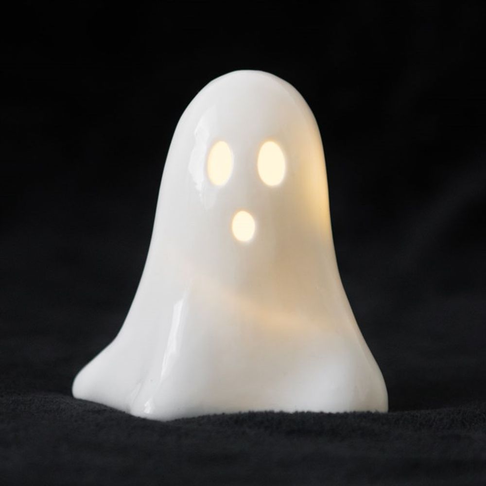 Ceramic Light Up LED Ghost - ScentiMelti  Ceramic Light Up LED Ghost