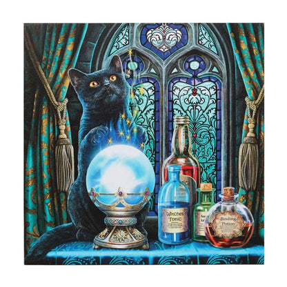 The Witches Apprentice Light Up Canvas Plaque by Lisa Parker - ScentiMelti  The Witches Apprentice Light Up Canvas Plaque by Lisa Parker