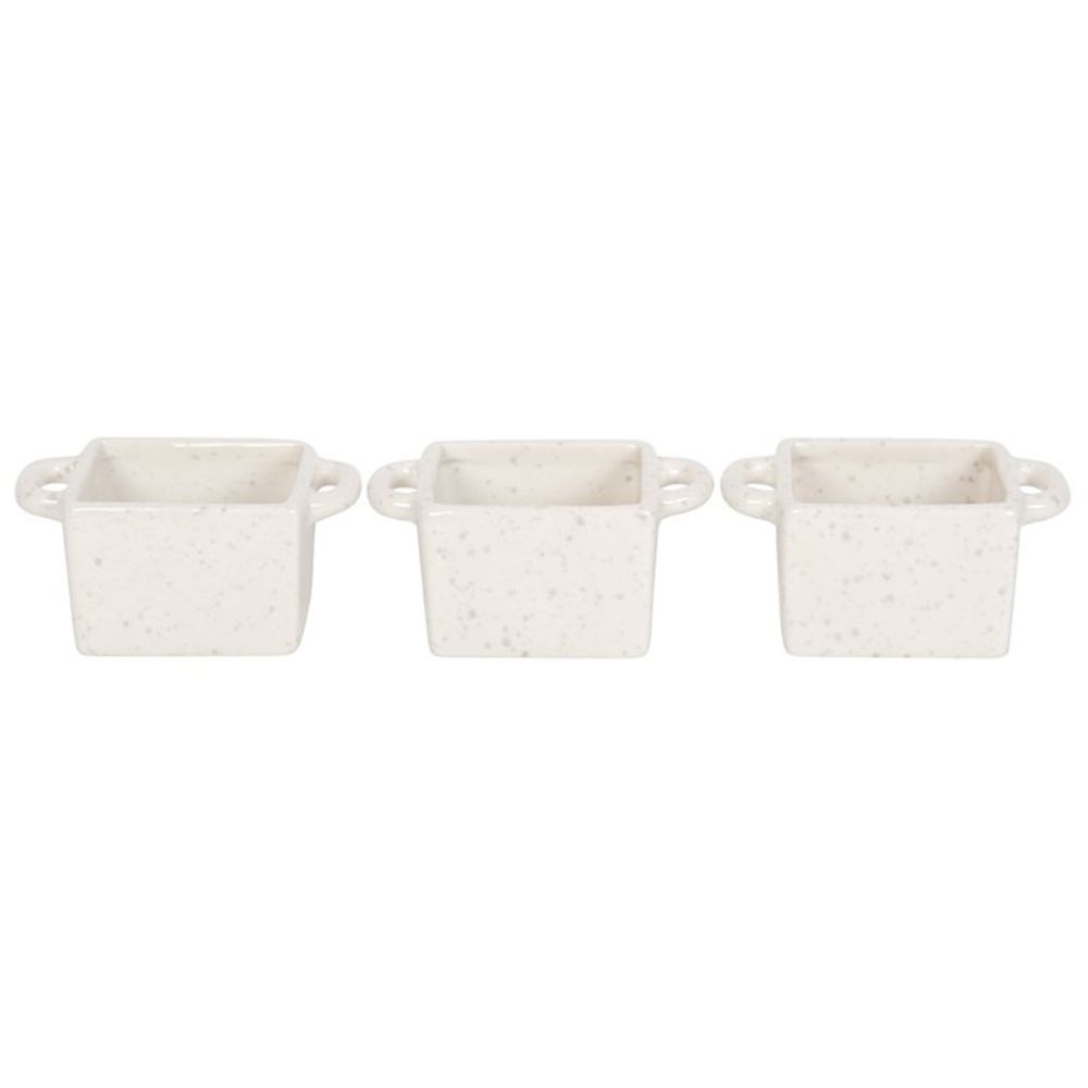 Set of 3 Ceramic Christmas Snack Bowls - ScentiMelti Home Fragrance, Beauty & Gifts UK