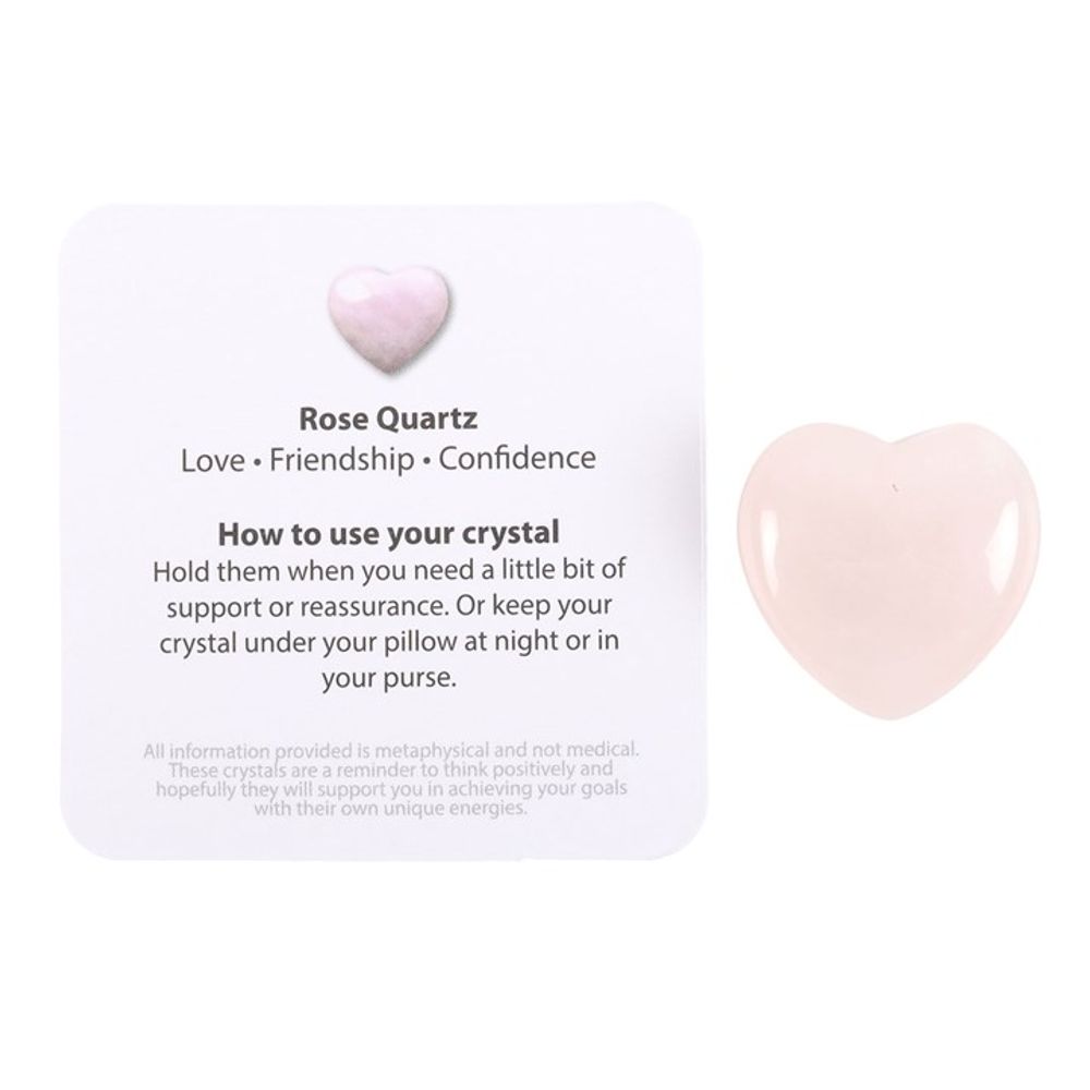 I Love You Rose Quartz Crystal Heart in a Bag - ScentiMelti  I Love You Rose Quartz Crystal Heart in a Bag