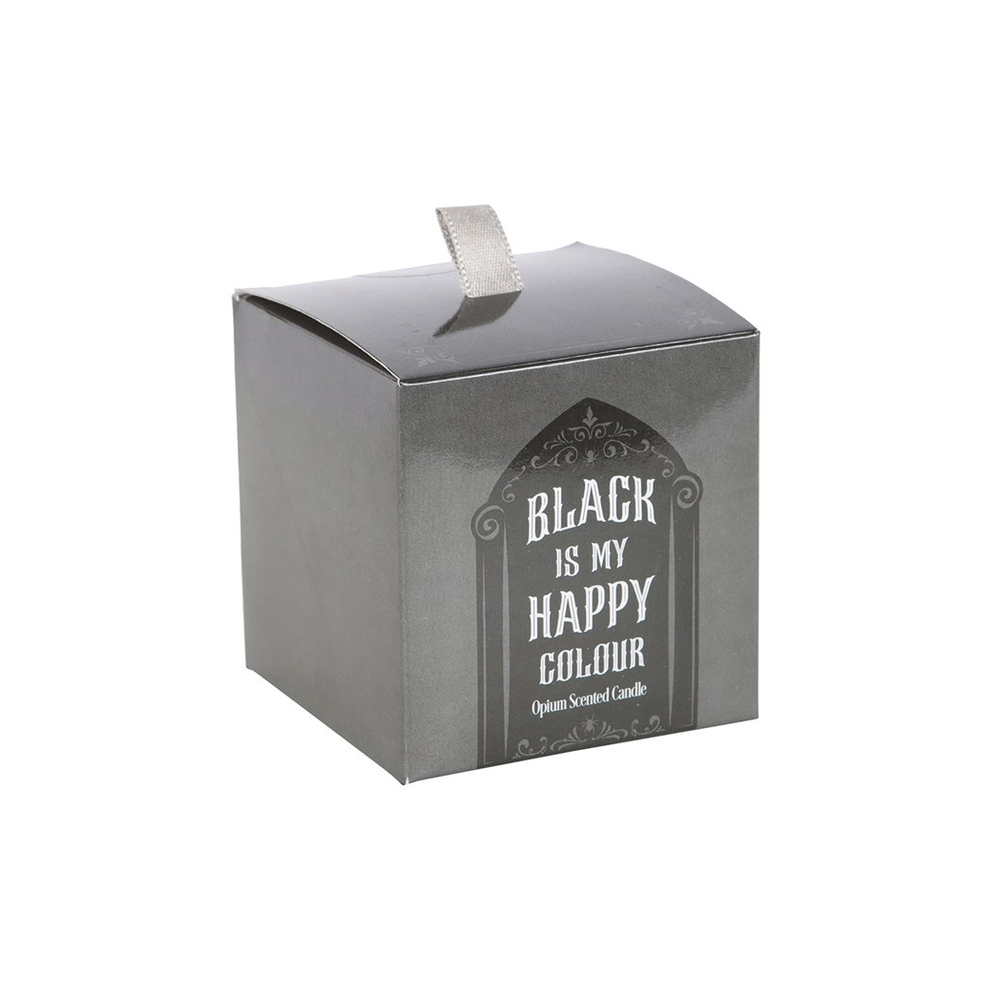 Black is My Happy Colour Opium Candle - ScentiMelti  Black is My Happy Colour Opium Candle