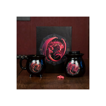 Lammas Colour Changing Cauldron Mug by Anne Stokes - ScentiMelti Home Fragrance, Beauty & Gifts UK