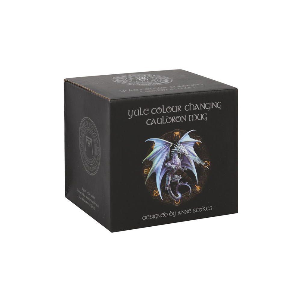 Yule Colour Changing Cauldron Mug by Anne Stokes - ScentiMelti Home Fragrance, Beauty & Gifts UK