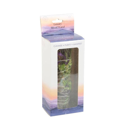 6in Ritual Wand Smudge Stick with Rosemary, Lavender and Abalone - ScentiMelti  6in Ritual Wand Smudge Stick with Rosemary, Lavender and Abalone