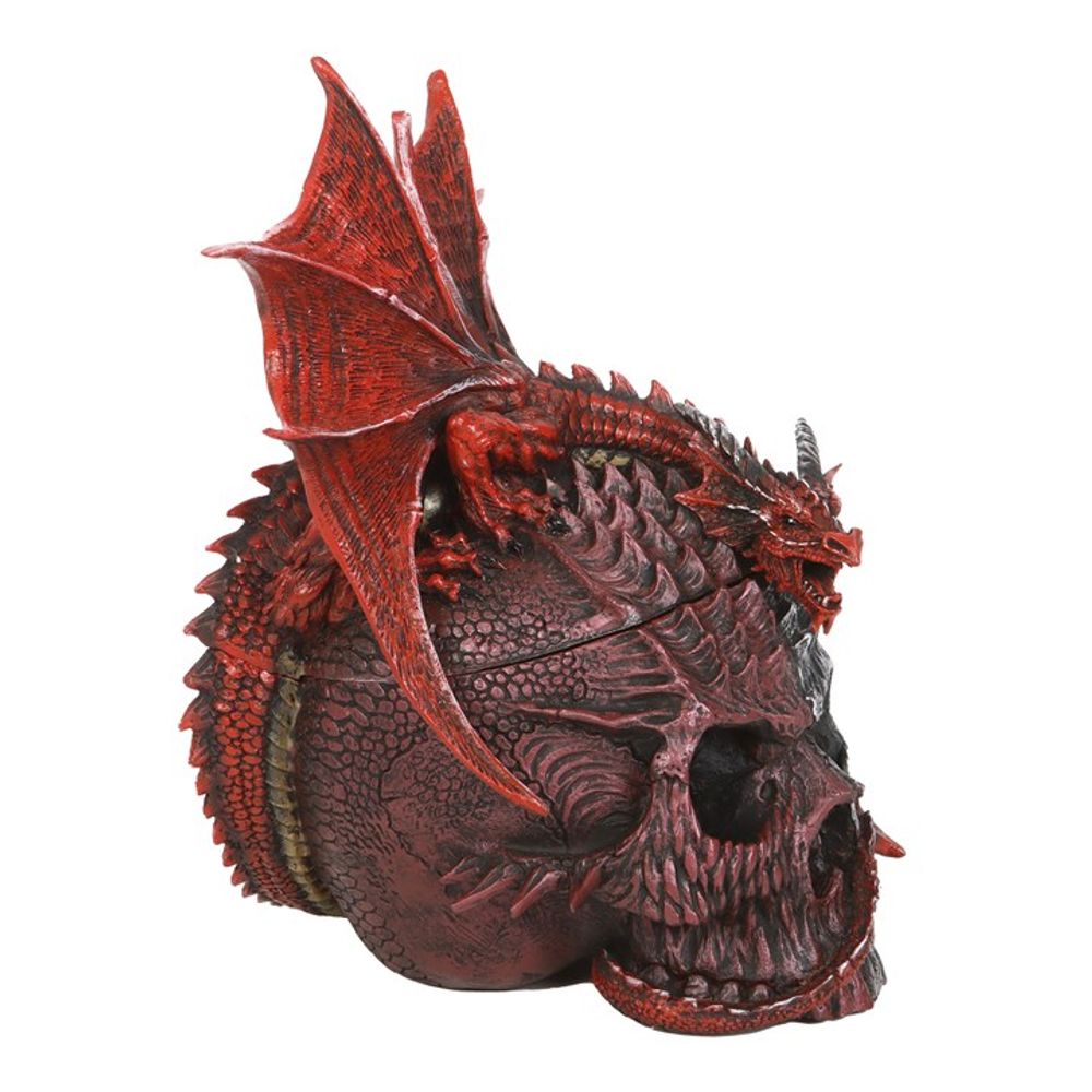 Serpent Infection Lidded Skull Ornament by Spiral Direct - ScentiMelti Home Fragrance, Beauty & Gifts UK