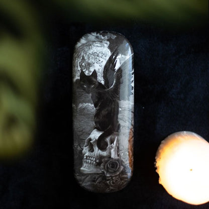 Nine Lives of Poe Glasses Case by Alchemy - ScentiMelti  Nine Lives of Poe Glasses Case by Alchemy