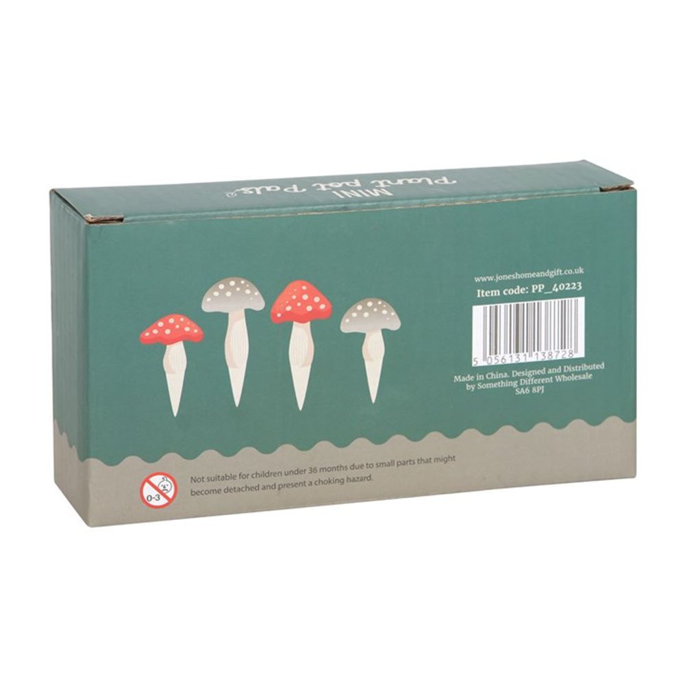 Set of 4 Mini Mushroom Plant Pot Pals - ScentiMelti  Set of 4 Mini Mushroom Plant Pot Pals