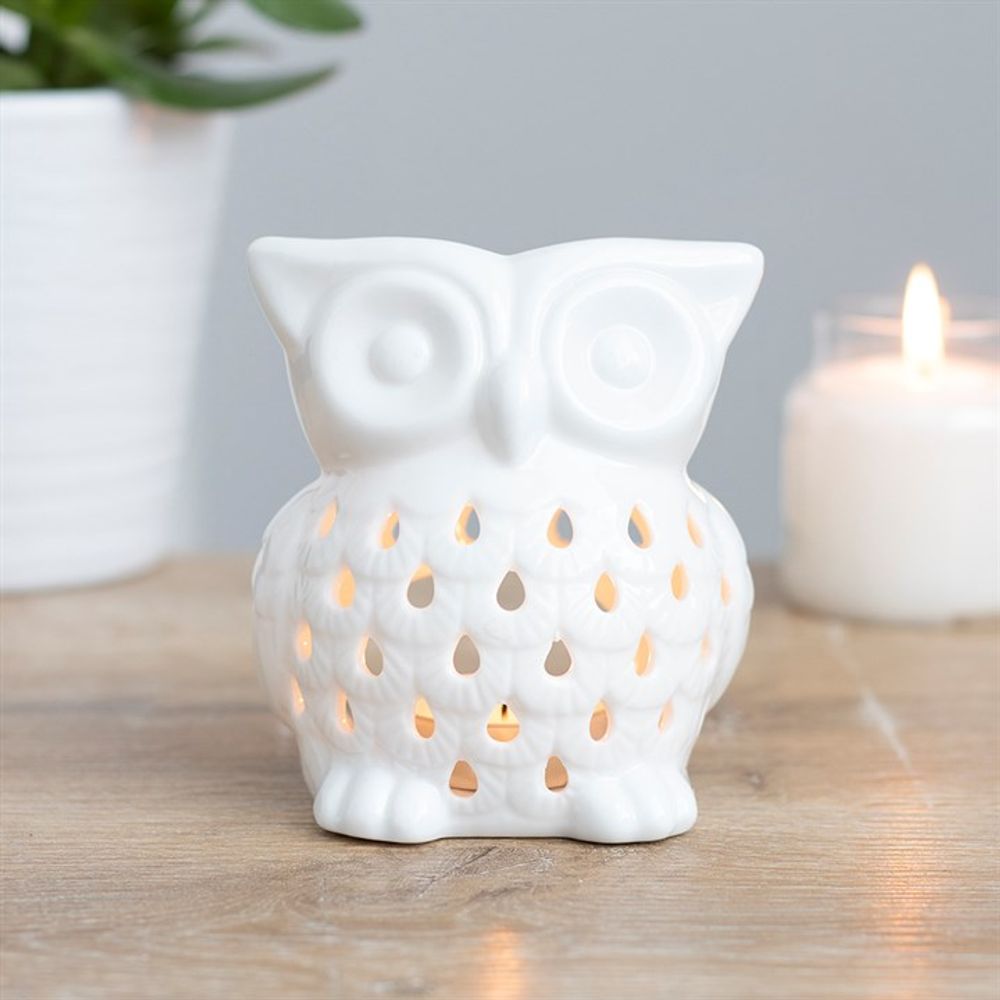 White Owl Oil Burner - ScentiMelti  White Owl Oil Burner