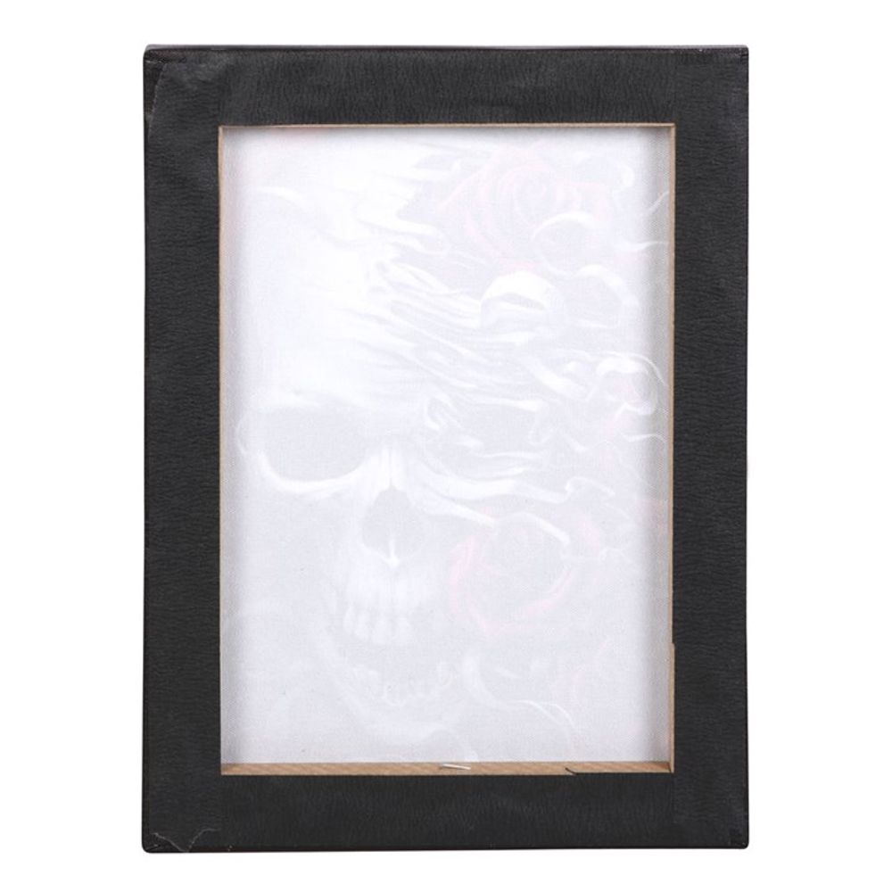 19x25cm Skulls n Roses Canvas Plaque by Spiral Direct - ScentiMelti  19x25cm Skulls n Roses Canvas Plaque by Spiral Direct