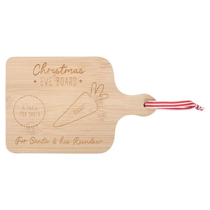 Wooden Christmas Eve Serving Board - ScentiMelti  Wooden Christmas Eve Serving Board