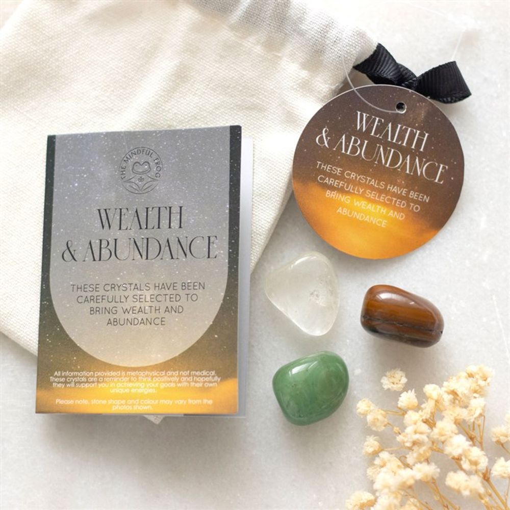 Wealth & Abundance Healing Crystal Set - ScentiMelti  Wealth & Abundance Healing Crystal Set