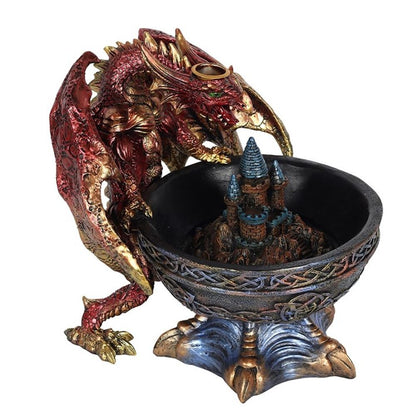 Large Dragon Bowl Backflow Incense Burner - ScentiMelti  Large Dragon Bowl Backflow Incense Burner