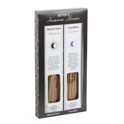 Set of 2 Calming & Protection Incense Stick Sets - ScentiMelti Home Fragrance, Beauty & Gifts UK