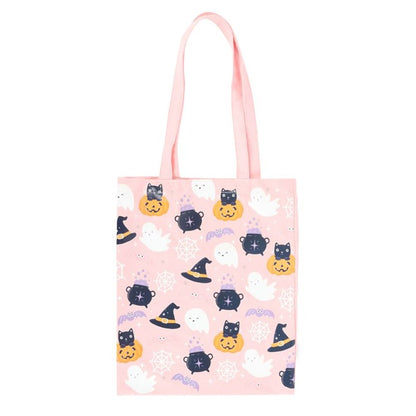 Cute Halloween Print Polycotton Tote Bag - ScentiMelti  Cute Halloween Print Polycotton Tote Bag