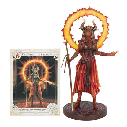 Fire Elemental Sorceress Figurine by Anne Stokes - ScentiMelti  Fire Elemental Sorceress Figurine by Anne Stokes