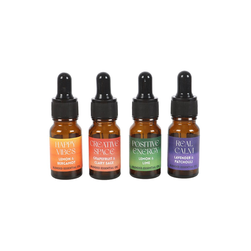 The Happy Collection Blended Essential Oil Set - ScentiMelti Home Fragrance, Beauty & Gifts UK