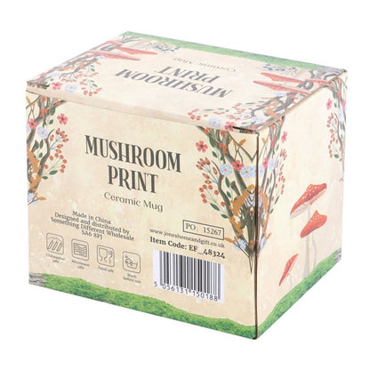 All Over Mushroom Print Mug - ScentiMelti  All Over Mushroom Print Mug