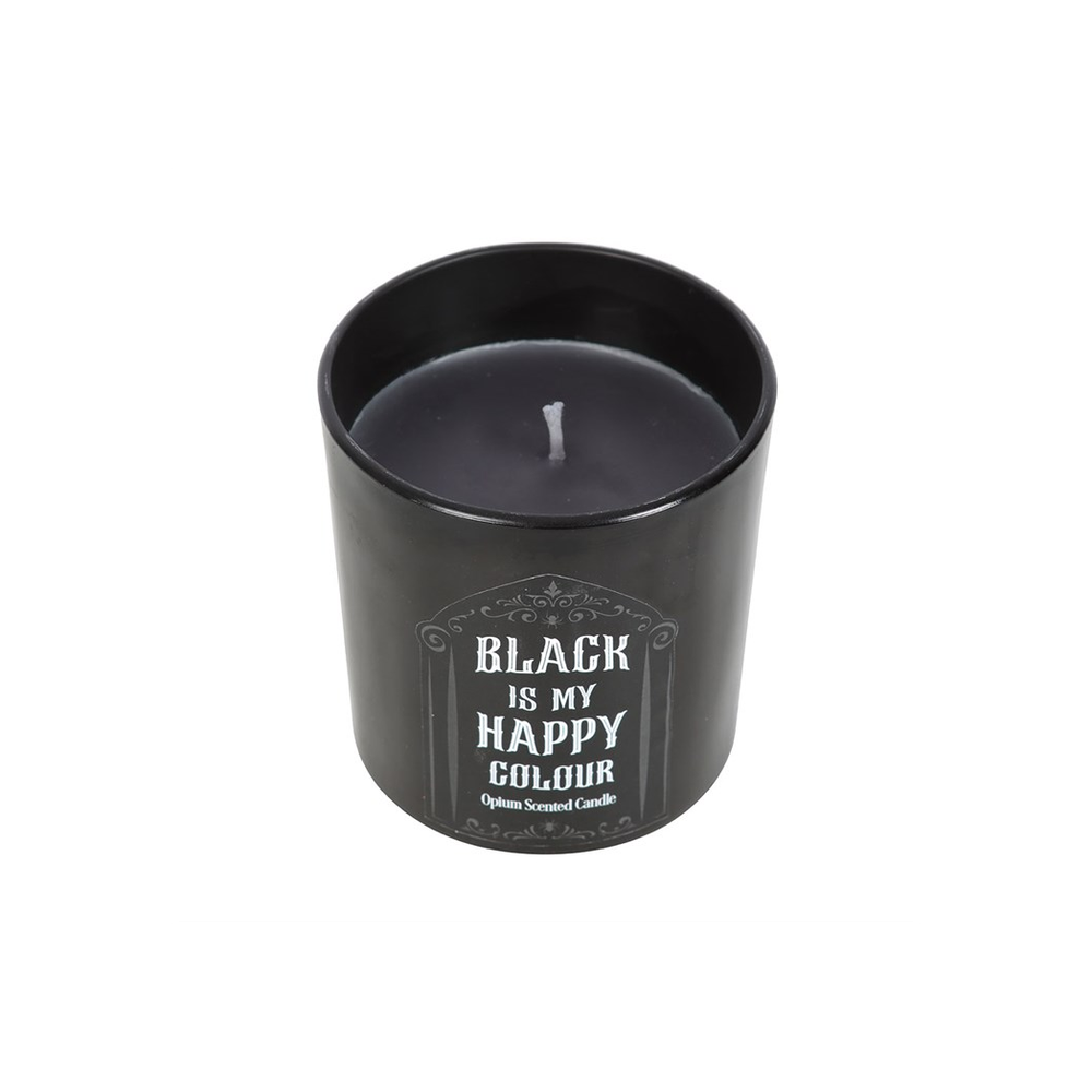 Black is My Happy Colour Opium Candle - ScentiMelti  Black is My Happy Colour Opium Candle