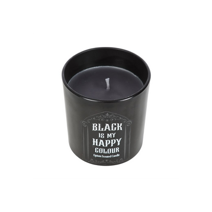 Black is My Happy Colour Opium Candle - ScentiMelti  Black is My Happy Colour Opium Candle