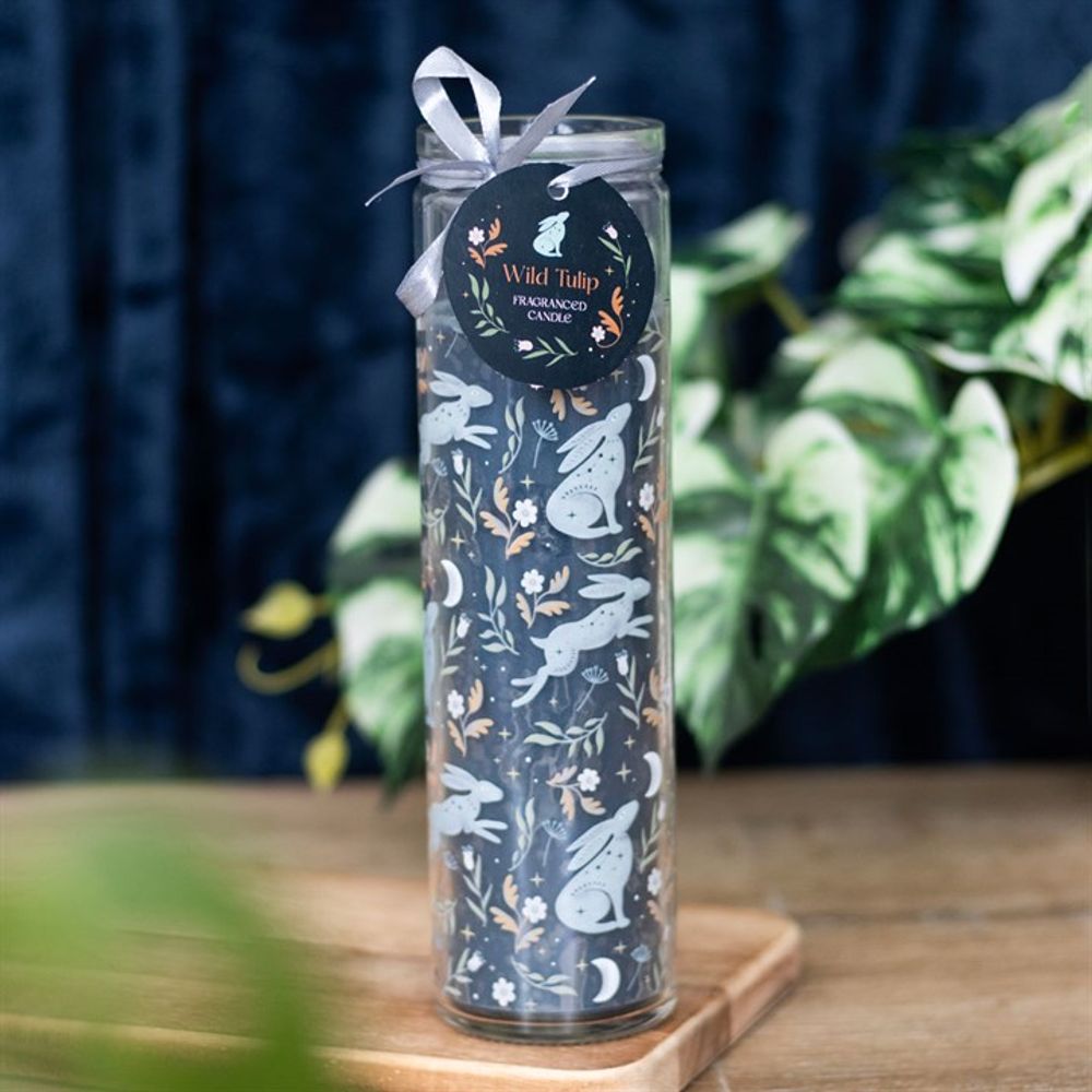 Midnight Hare Wild Tulip Tube Candle - ScentiMelti Home Fragrance, Beauty & Gifts UK