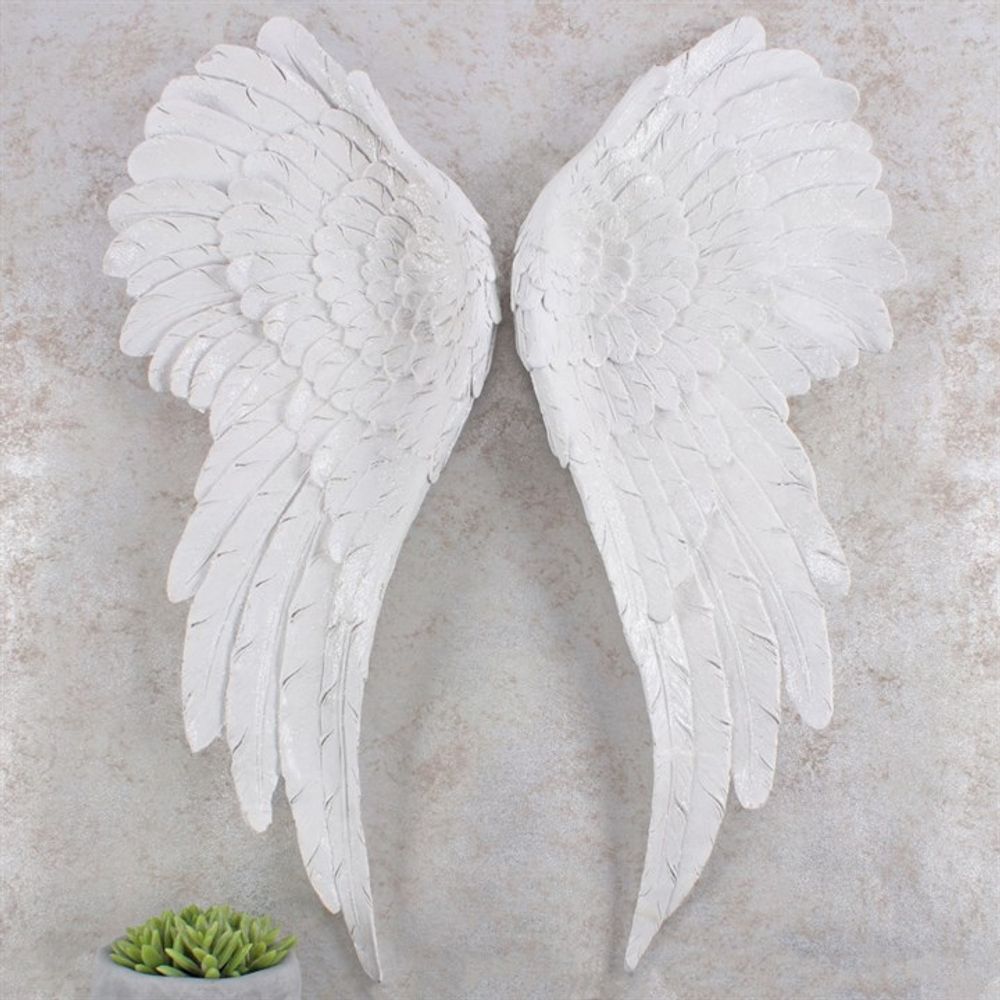 Pair of Large Glitter Angel Wings - ScentiMelti Home Fragrance, Beauty & Gifts UK