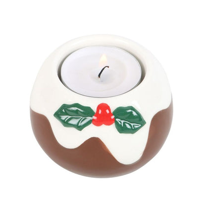 Christmas Pudding Tealight Candle Holder - ScentiMelti  Christmas Pudding Tealight Candle Holder