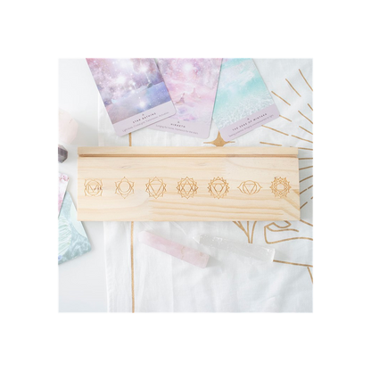 Natural Seven Chakras Tarot Card Stand - ScentiMelti  Natural Seven Chakras Tarot Card Stand