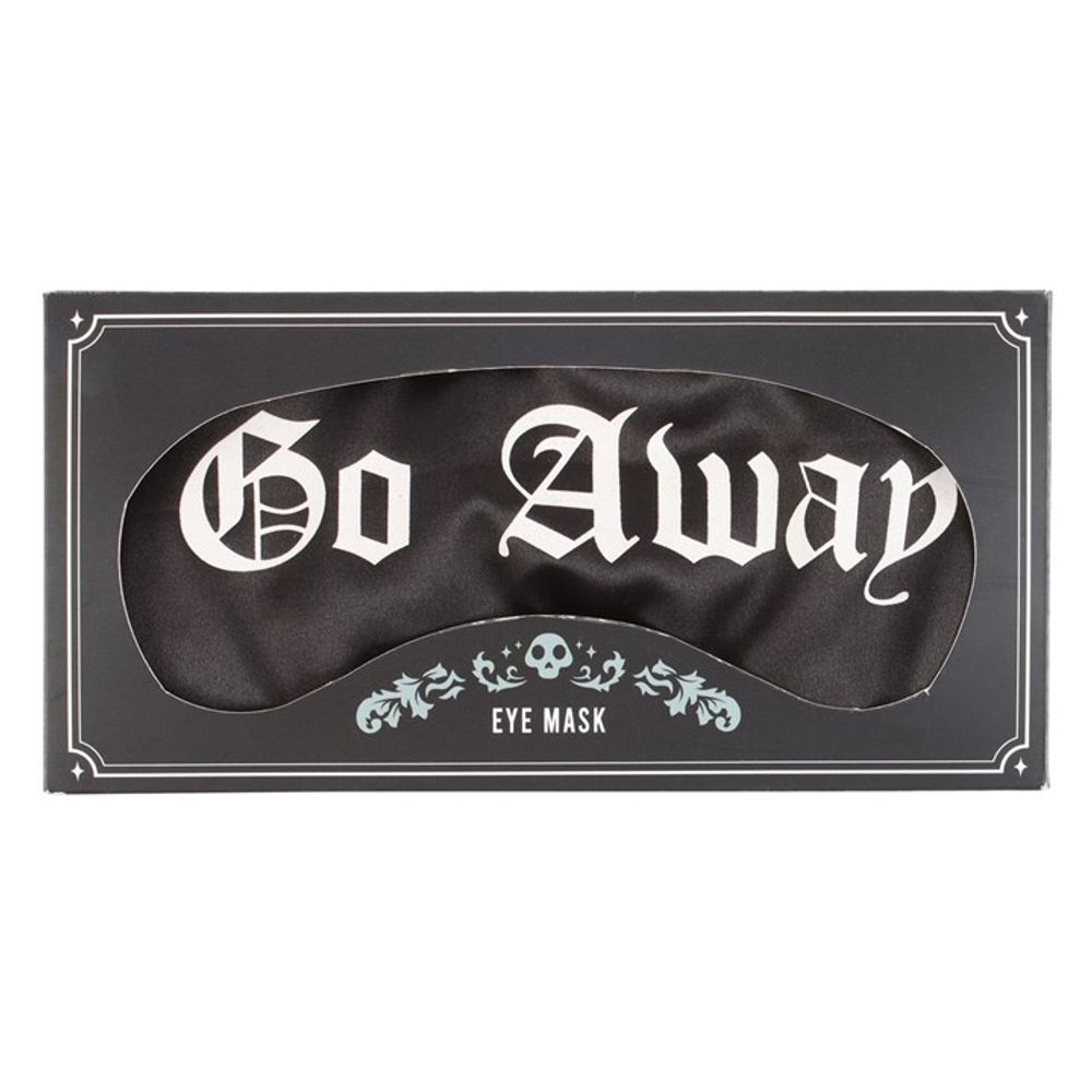 Go Away Gothic Satin Sleep Mask - ScentiMelti Home Fragrance, Beauty & Gifts UK