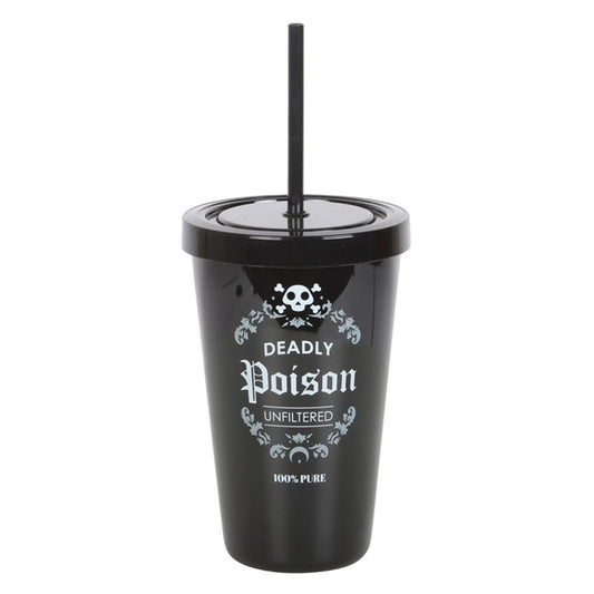 Deadly Poison Plastic Tumbler with Straw - ScentiMelti  Deadly Poison Plastic Tumbler with Straw