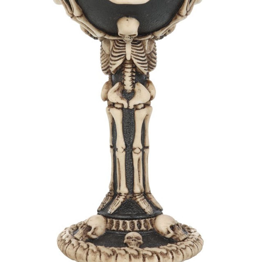 Resin See, Hear, Speak No Evil Skeleton Goblet - ScentiMelti Home Fragrance, Beauty & Gifts UK