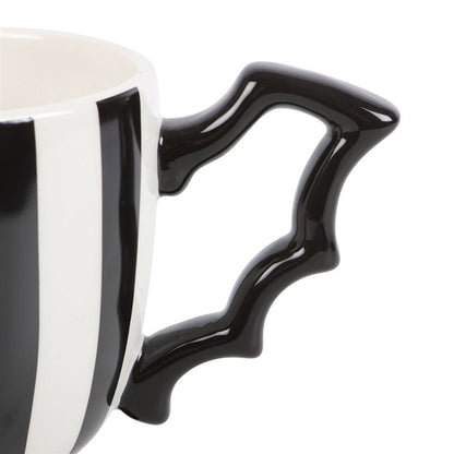 Striped Bat Wing Teacup - ScentiMelti  Striped Bat Wing Teacup