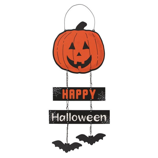 Happy Halloween Pumpkin Chain Sign - ScentiMelti  Happy Halloween Pumpkin Chain Sign