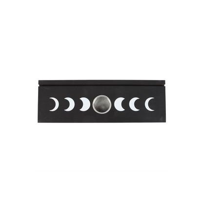 Black Moon Phase Tarot Card Stand Tealight Holder - ScentiMelti Home Fragrance, Beauty & Gifts UK