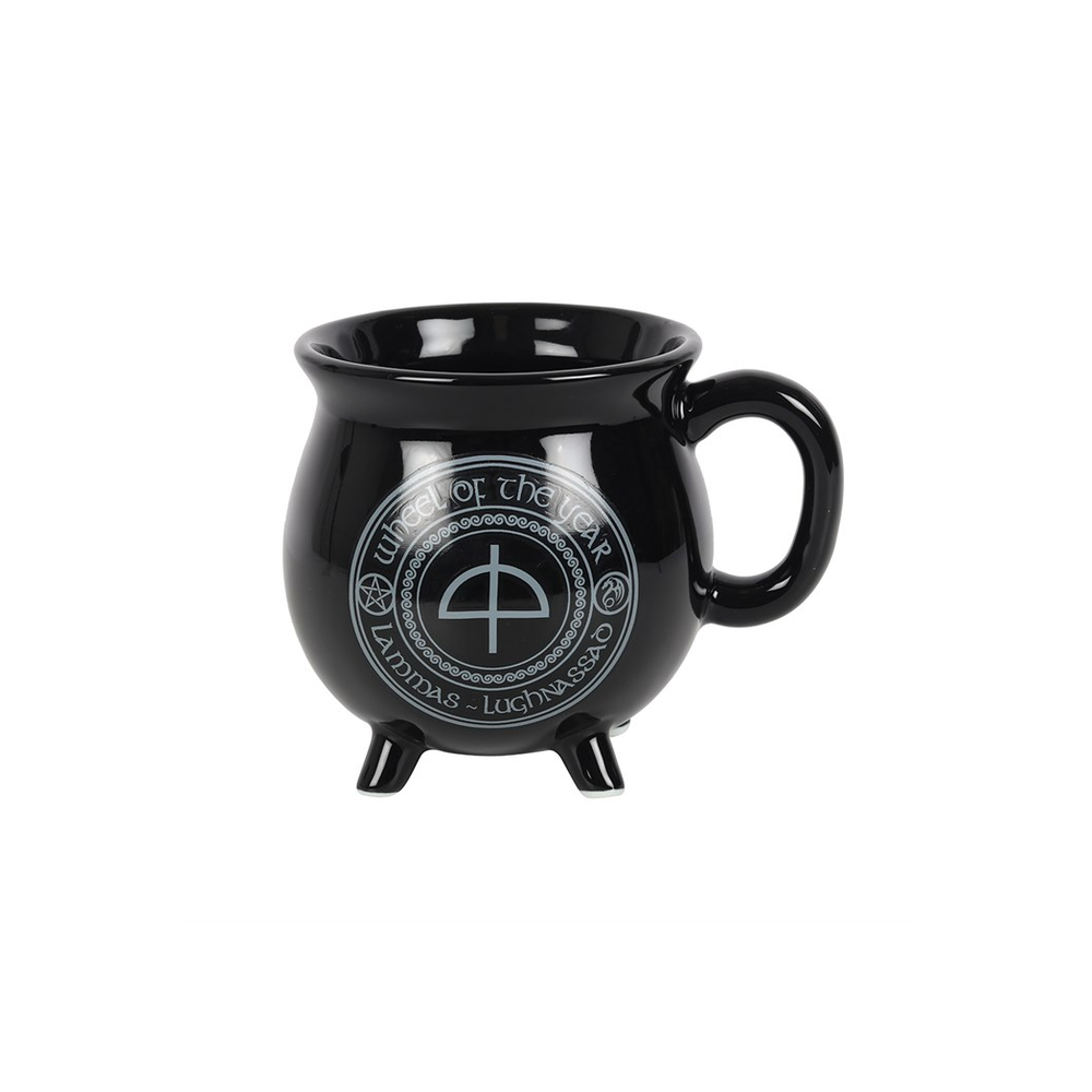 Lammas Colour Changing Cauldron Mug by Anne Stokes - ScentiMelti Home Fragrance, Beauty & Gifts UK