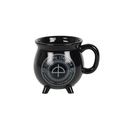 Lammas Colour Changing Cauldron Mug by Anne Stokes - ScentiMelti Home Fragrance, Beauty & Gifts UK