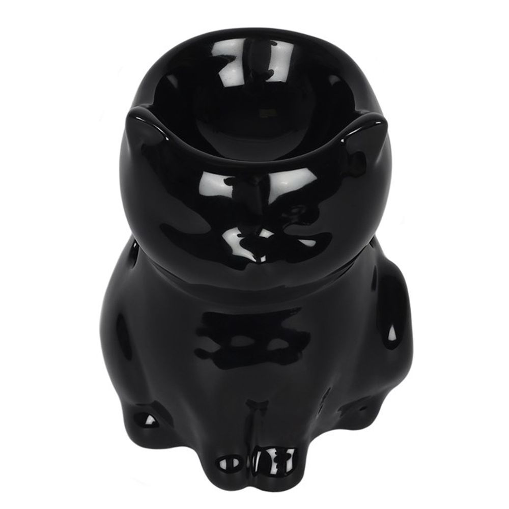 Black Cat Oil Burner - ScentiMelti  Black Cat Oil Burner