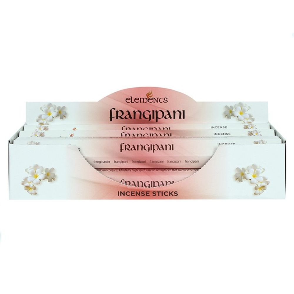 Set of 6 Packets of Elements Frangipani Incense Sticks - ScentiMelti  Set of 6 Packets of Elements Frangipani Incense Sticks