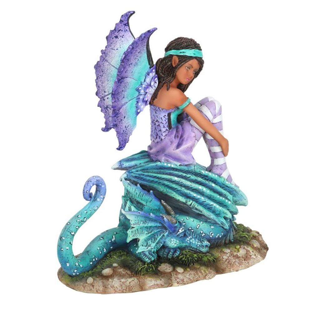 16cm Dragon Perch Fairy Figurine by Amy Brown - ScentiMelti  16cm Dragon Perch Fairy Figurine by Amy Brown