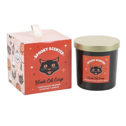 Black Cat Curse Cinnamon Orange Candle - ScentiMelti  Black Cat Curse Cinnamon Orange Candle